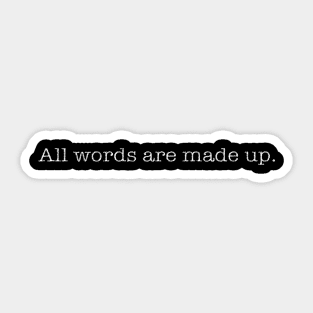 All Words Sticker